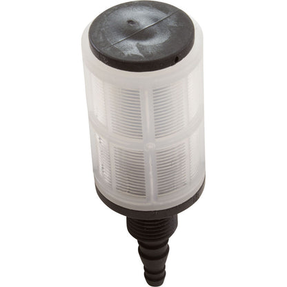 Válvula de pie, azul-blanca, junta tórica de Viton/Aflas, para tubo de 3/8" de diámetro exterior