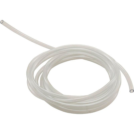 Tubing, Suction, Blue-White, 1/4"od, 10ft, Clear PVC
