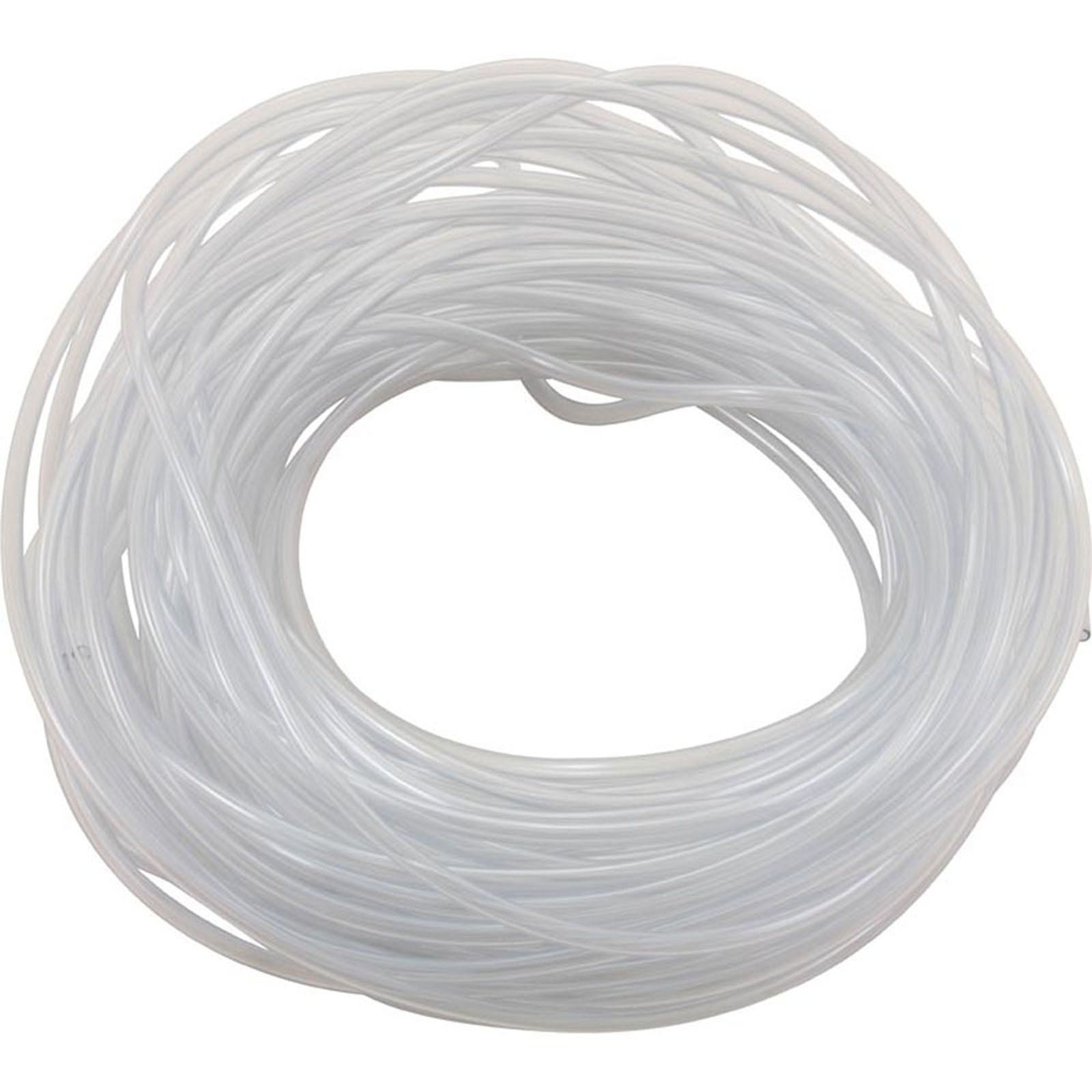 Tubing, Suction, Blue-White, 1/4"od, 100ft, Clear PVC