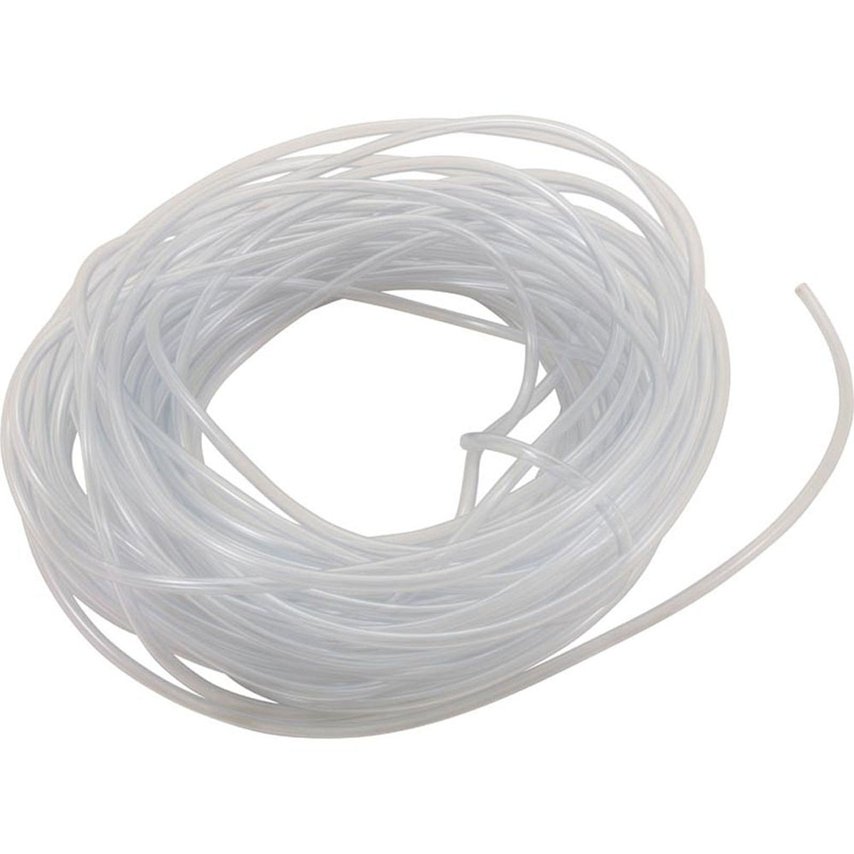 Tubing, Suction, Blue-White, 1/4"od, 100ft, Clear PVC