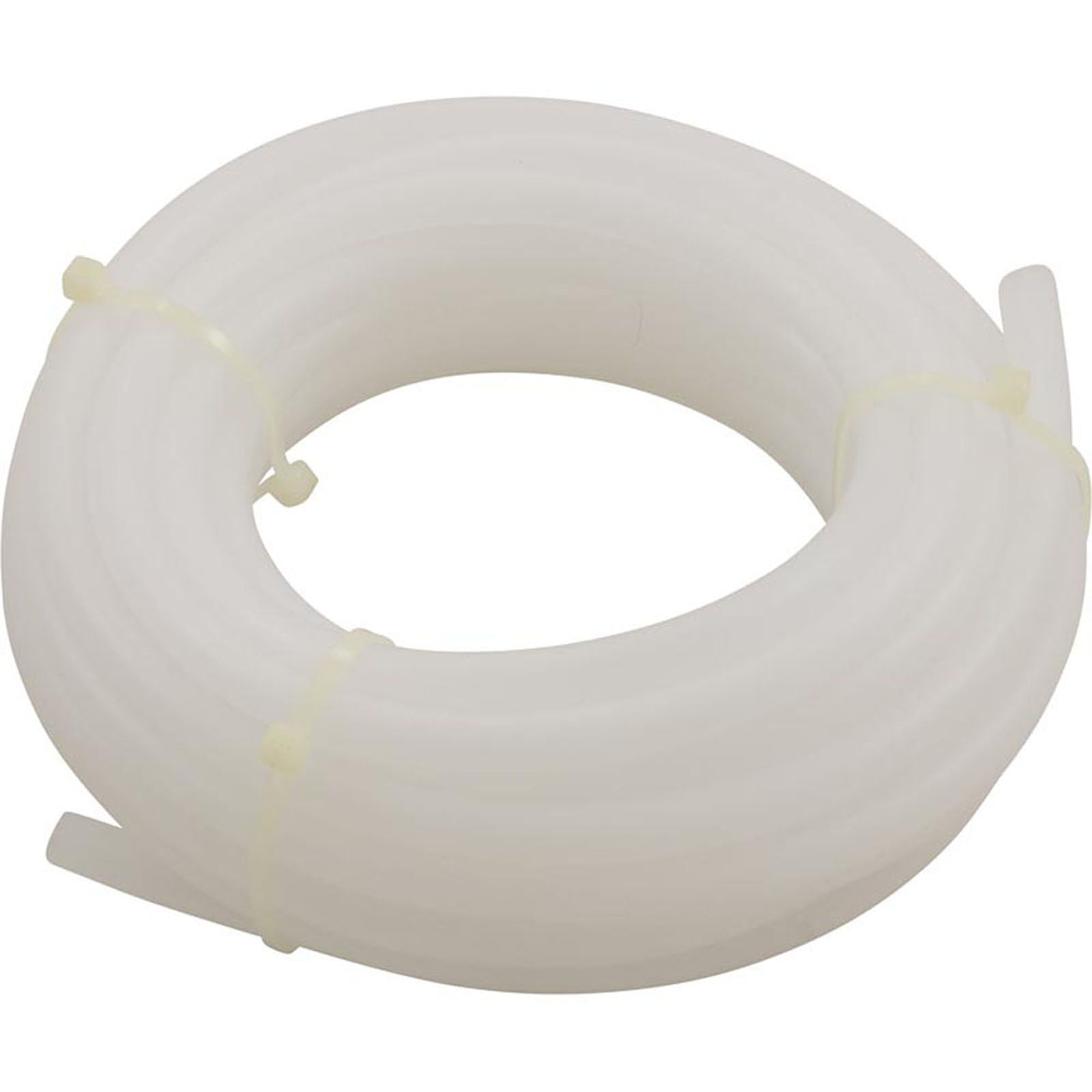 Tubing, Discharge, Blue-White, 3/8"od, 25ft, Clear Polyethylene