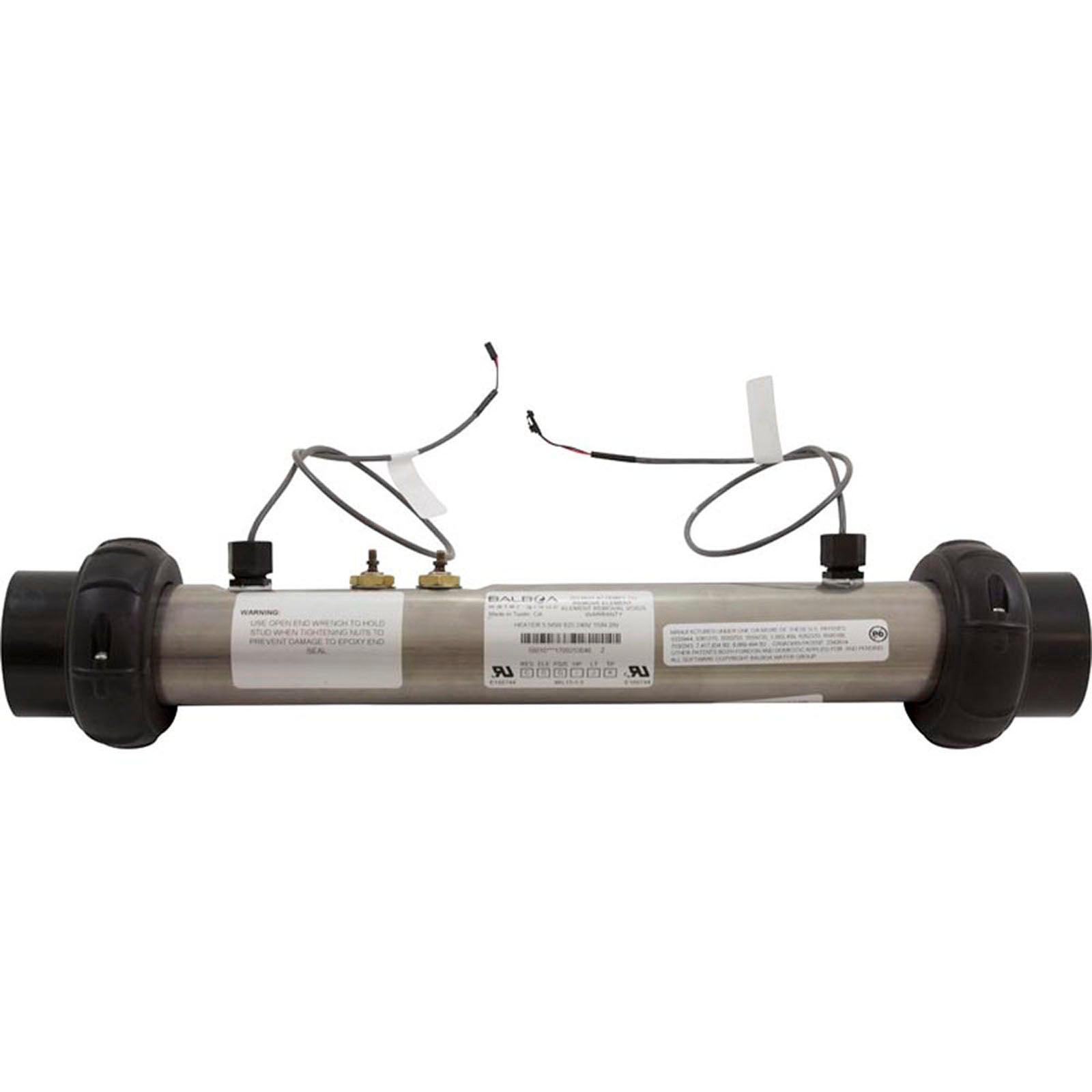 Heater, FloThru, BWG LE/Value/M7 15" x 2", 230v, 5.5kW, w/Sensor