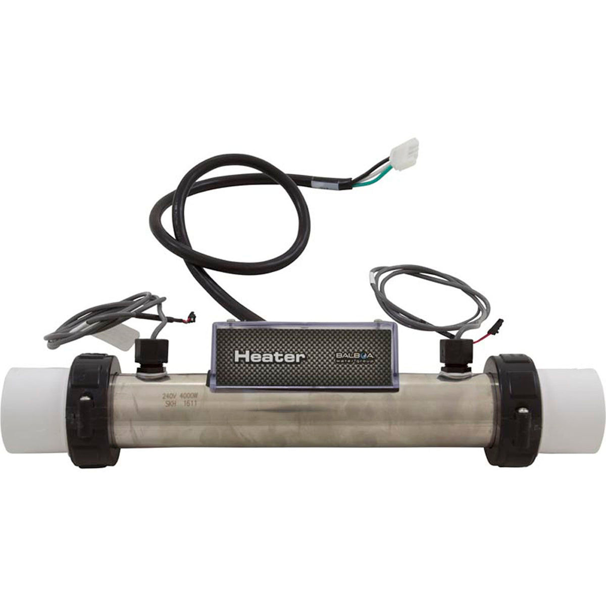 Heater, FloThru, BWG VS100, 10" x 1-1/2", 4.0kW, 230v