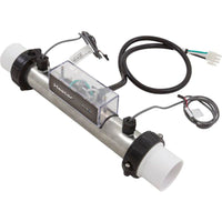 Heater, FloThru, BWG VS100, 10" x 2", 1.0kW, 115v