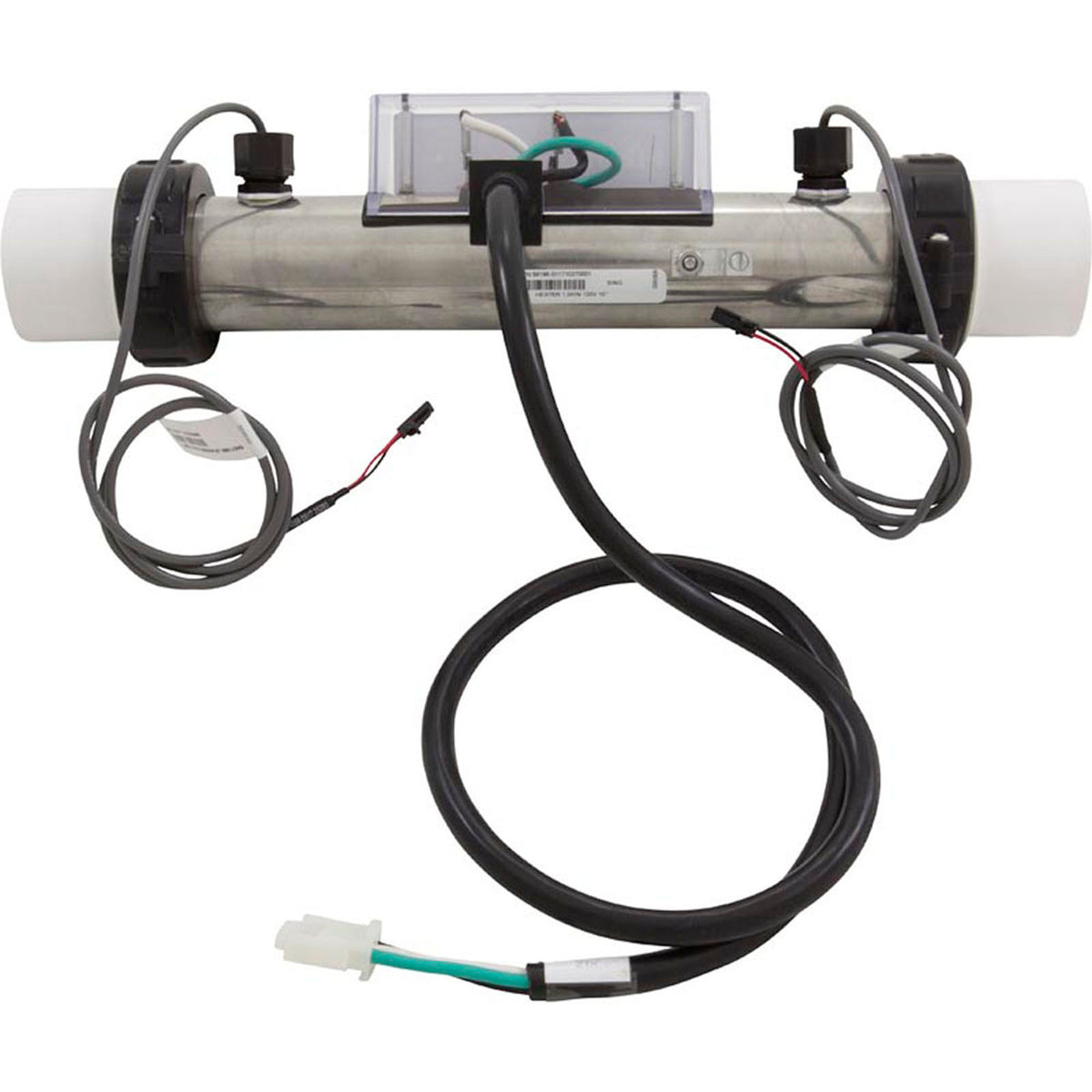 Heater, FloThru, BWG VS100, 10" x 2", 1.0kW, 115v