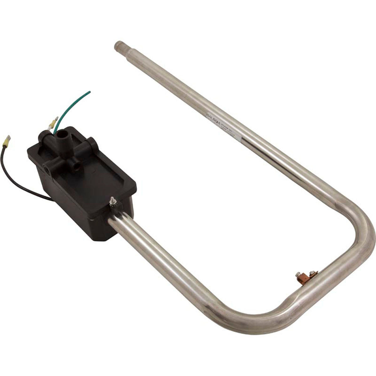Heater, LowFlow Square Back, BWG, 230v, 5.5kW, Slide Connector