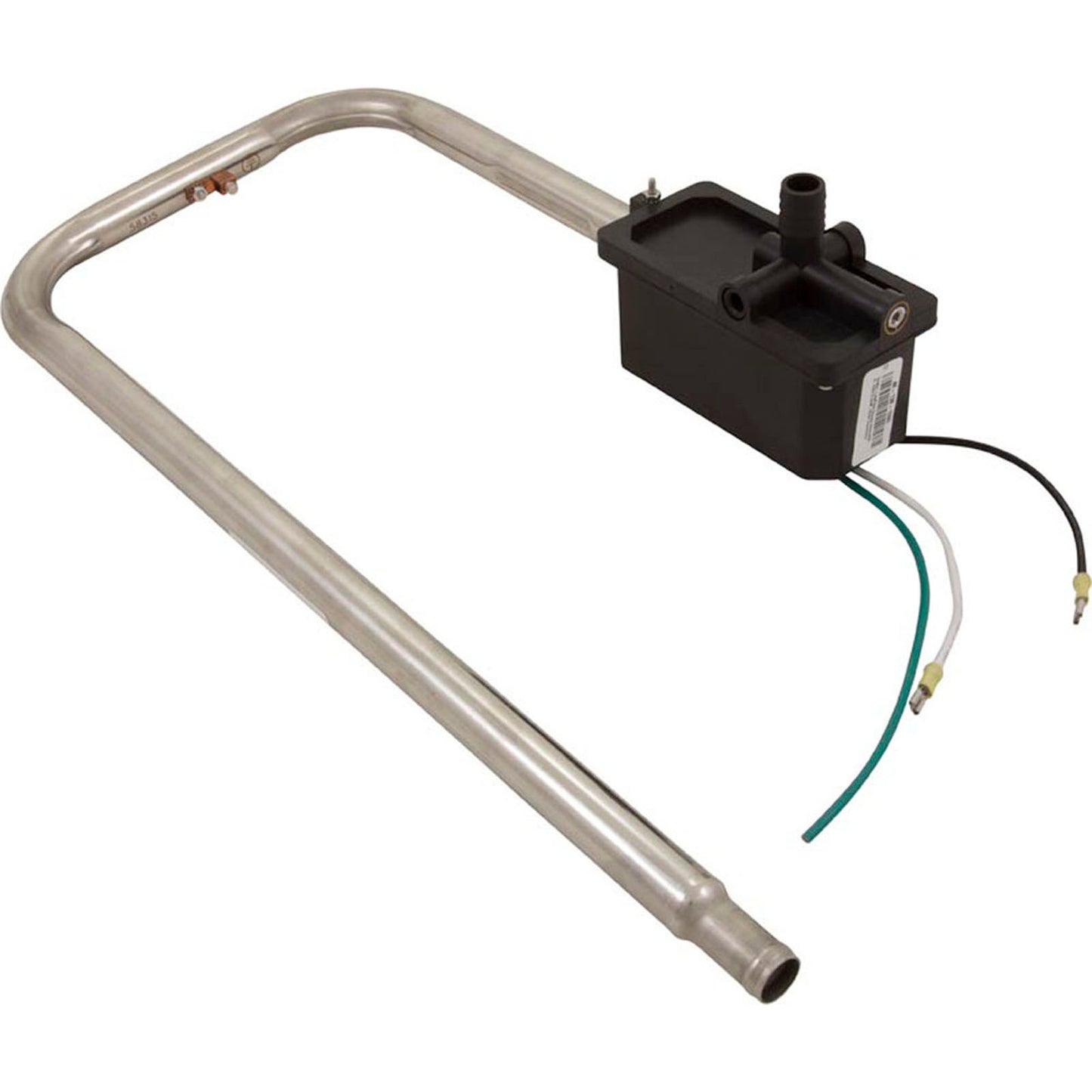 Heater, LowFlow Square Back, BWG, 230v, 5.5kW, Slide Connector