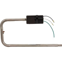 Heater, LowFlow Square Back, BWG, 230v, 5.5kW, Slide Connector