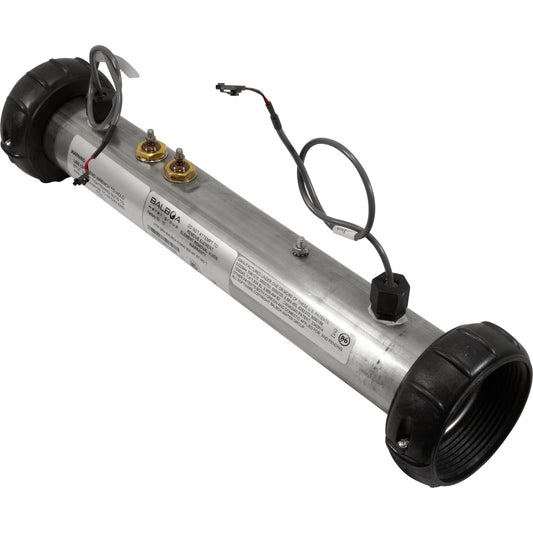 Heater, FloThru, BWG M7,5.5kW, 230v,Titanium,Studs,w/sensors