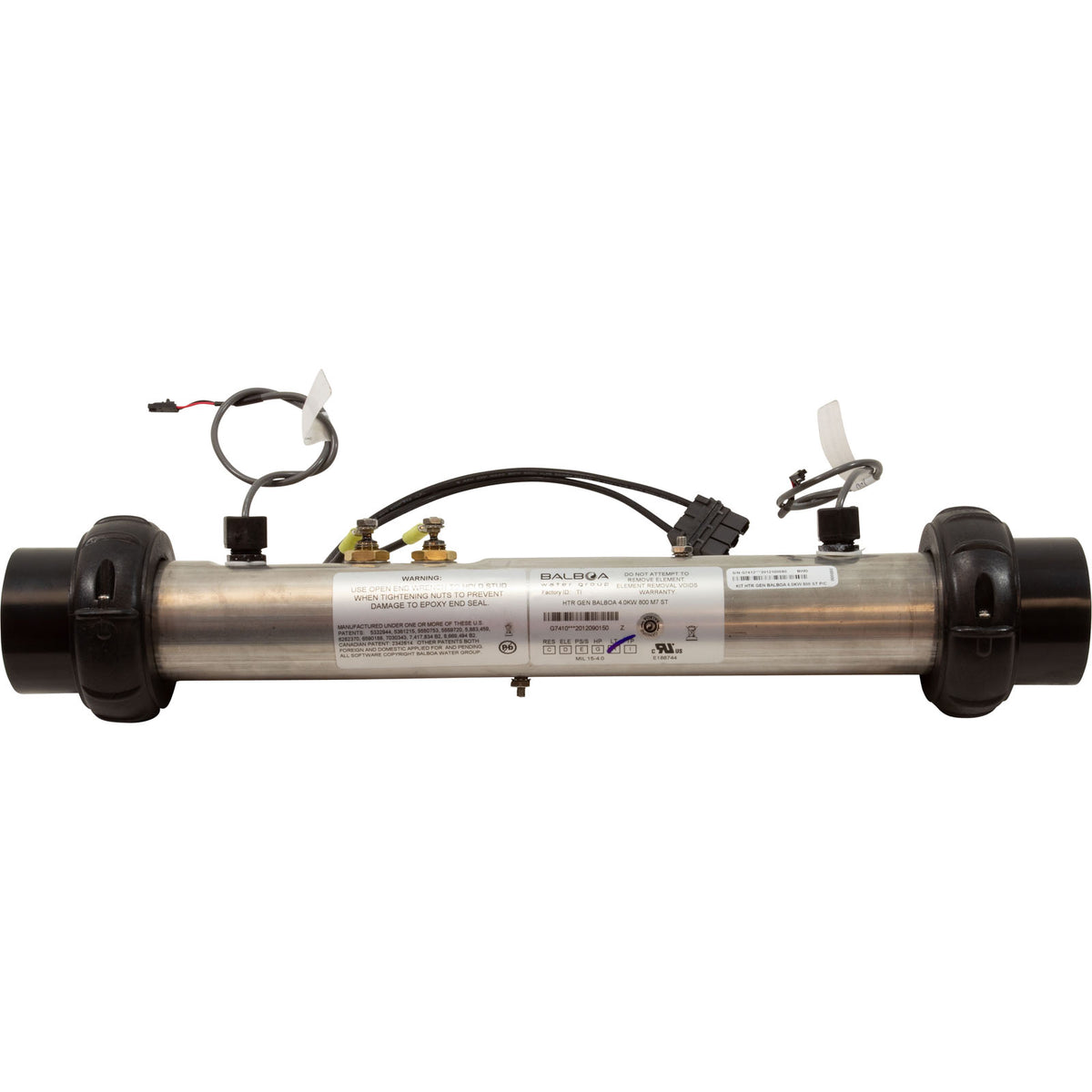 Heater, FloThru, BWG BP, 4.0kW, 230v, w/ Plug-n-Click