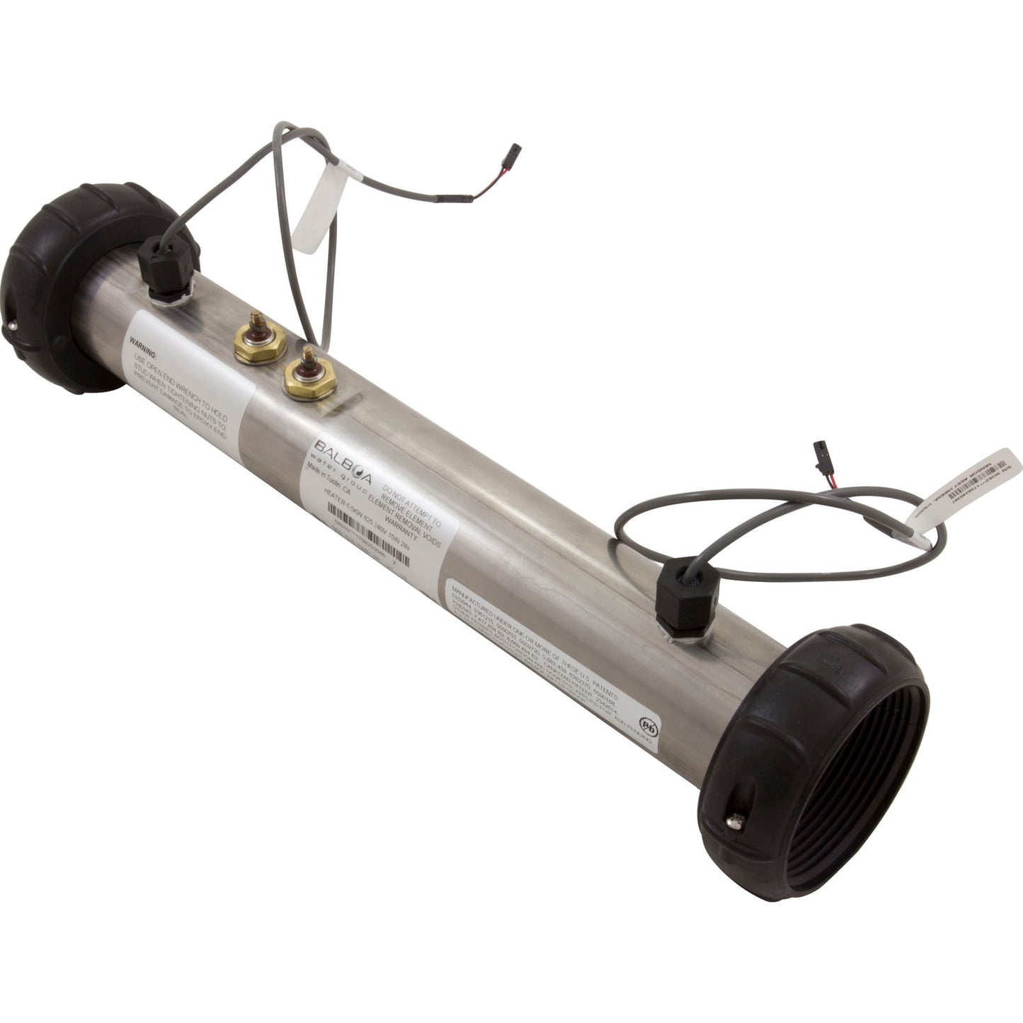 Heater, FloThru, BWG M7, 5.5kW, 230v, w/o Mounting Studs