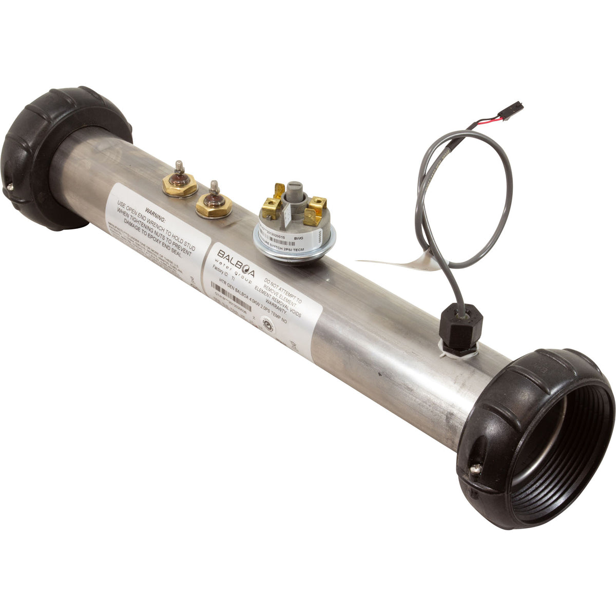 Heater, FloThru, BWG Value/LE, 4.0kW, 230v, w/PS, Sensor