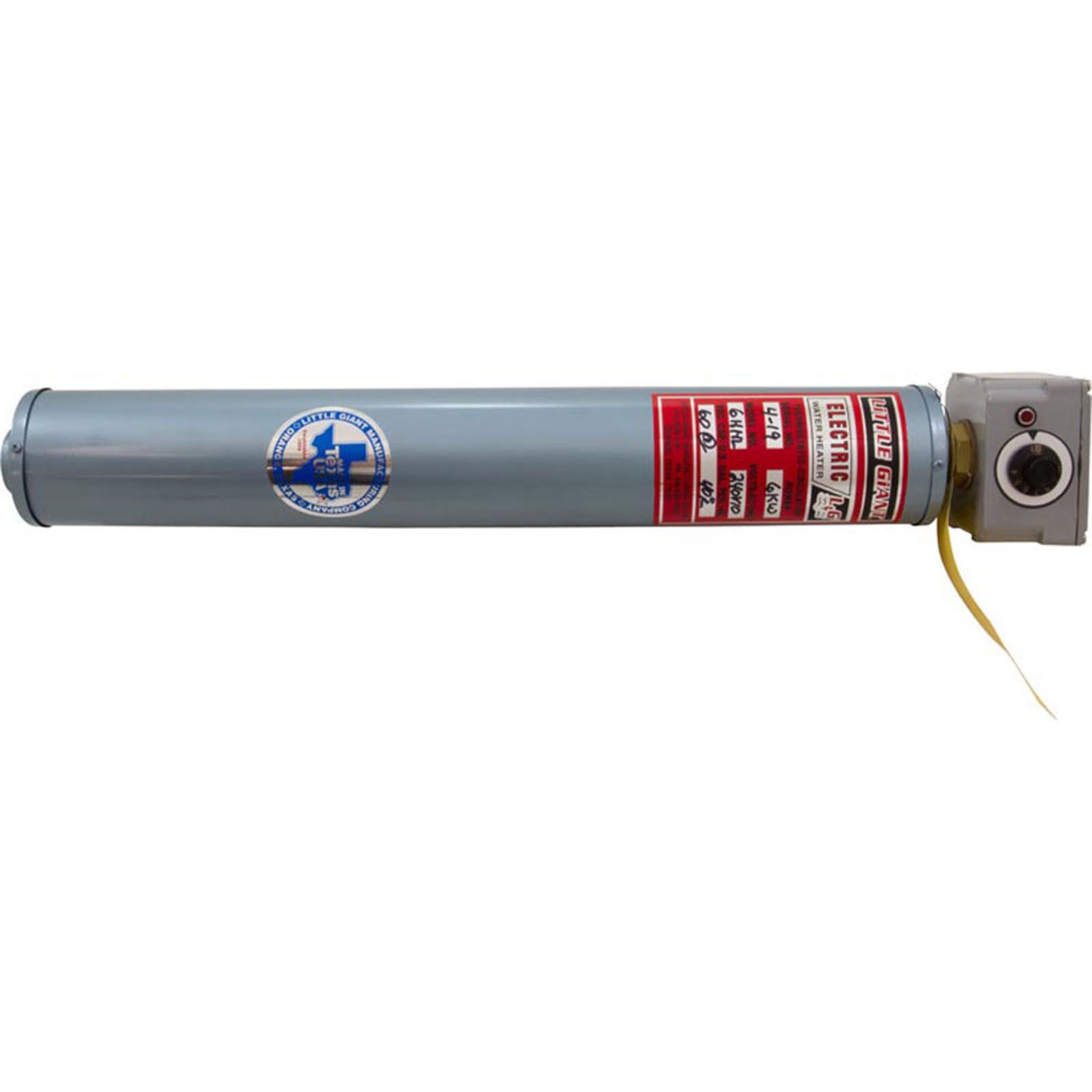 Heater, Screw Plug Assembly, Little Giant, 6kW, 240v, 1"fpt