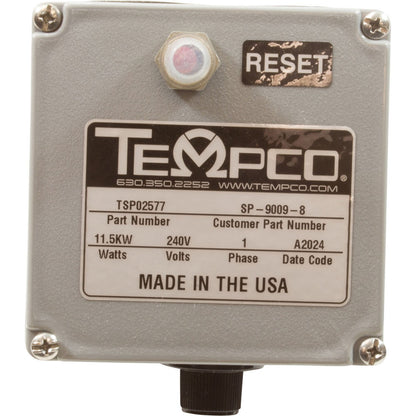 Chauffage, ensemble de bouchon à vis, Little Giant, 11,5 kW, 240 V, 1" mpt