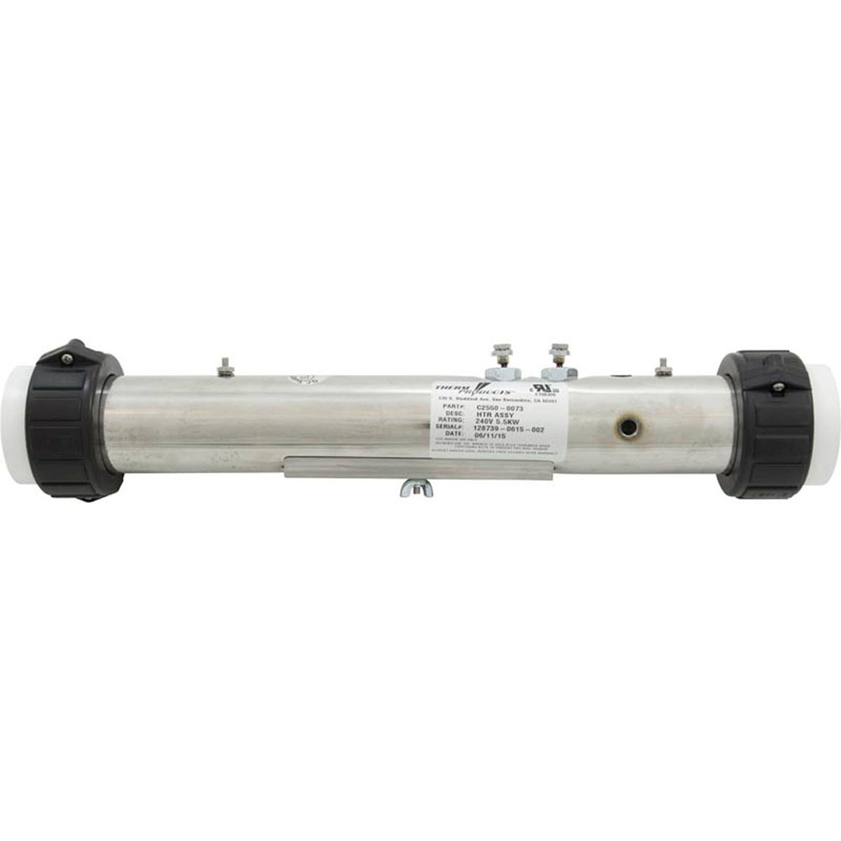 Heater, FloThru, Maddox Repl, 15" x 2", 230v, 5.5kW, Generic