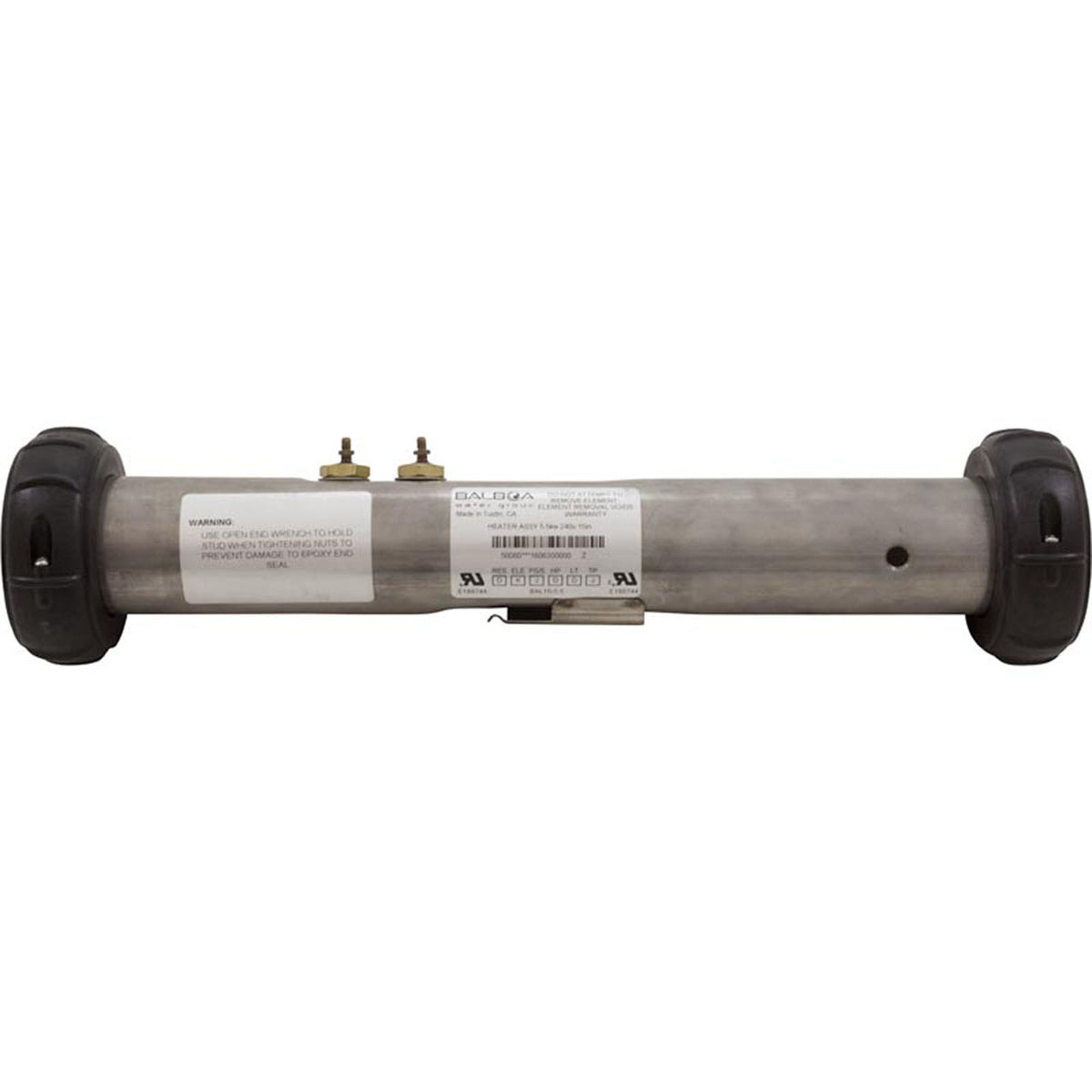 Heater, FloThru, 15" x 2", 230v, 5.5kW, w/2"s Tailpieces