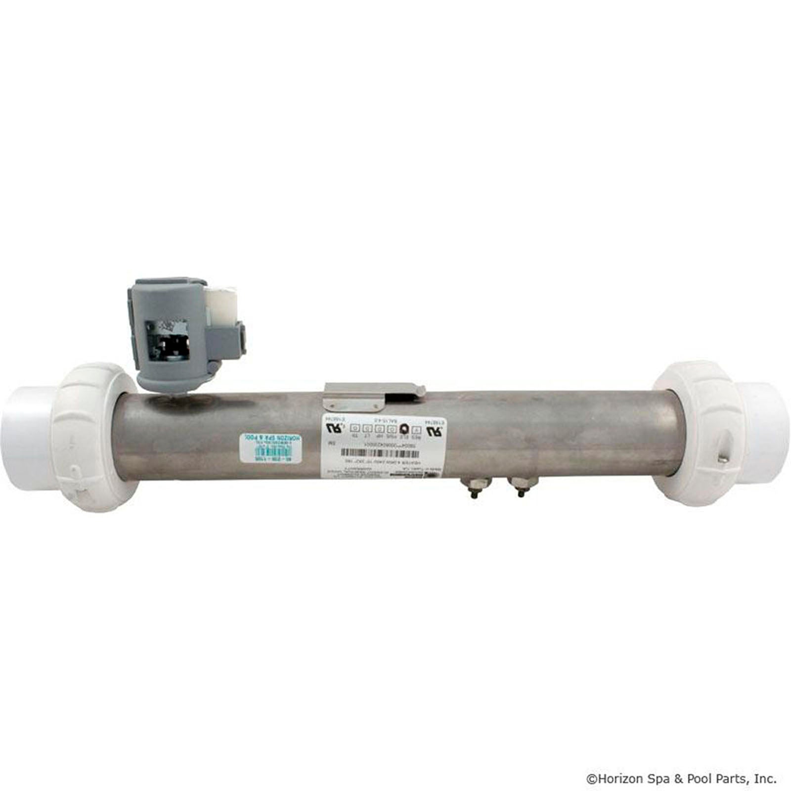 Heater, FloThru, BWG, 15" x 2", 230v, 4.0kW, w/180deg PS