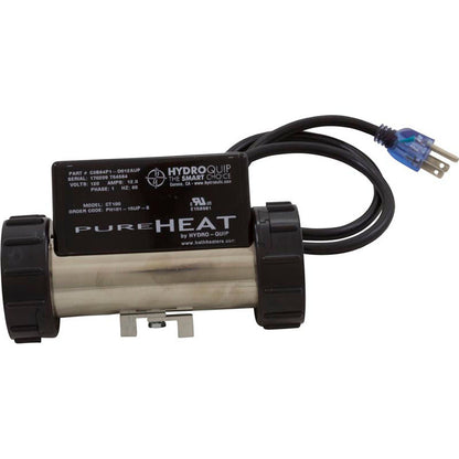 Heater, Bath, HQ InLine, PH101-15UP-S, 1.5kW, 3ft Cord, Plug, 5.5"