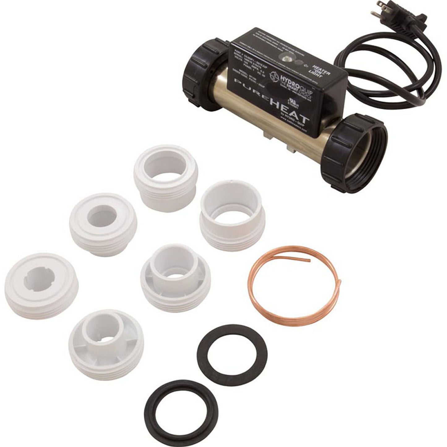 Calentador, baño, HQ InLine, PH101-65UP, 1,5" x 7", 115 V, 650 W, fuente de alimentación