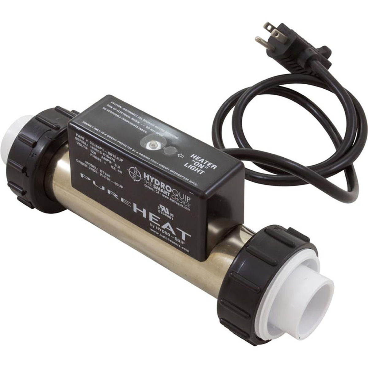 Heater, Bath, H-Q InLine, PH101-65UP, 1.5" x 7", 115v, 650W, PS