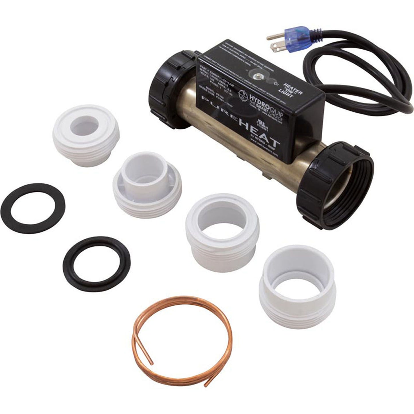 Calentador, baño, HQ InLine, PH101-10UV, 1,5" x 7", 115 V, 1 kW, V CA