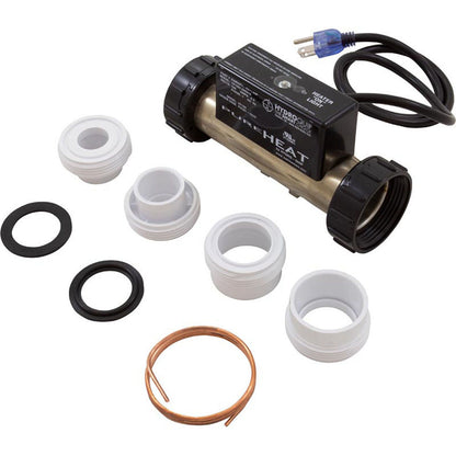 Calentador, baño, HQ InLine, PH101-10UV, 1,5" x 7", 115 V, 1 kW, V CA