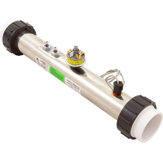 Heater, FloThru, BWG Value/LE, 2" x 15", 4.0kW, w/PS, Generic