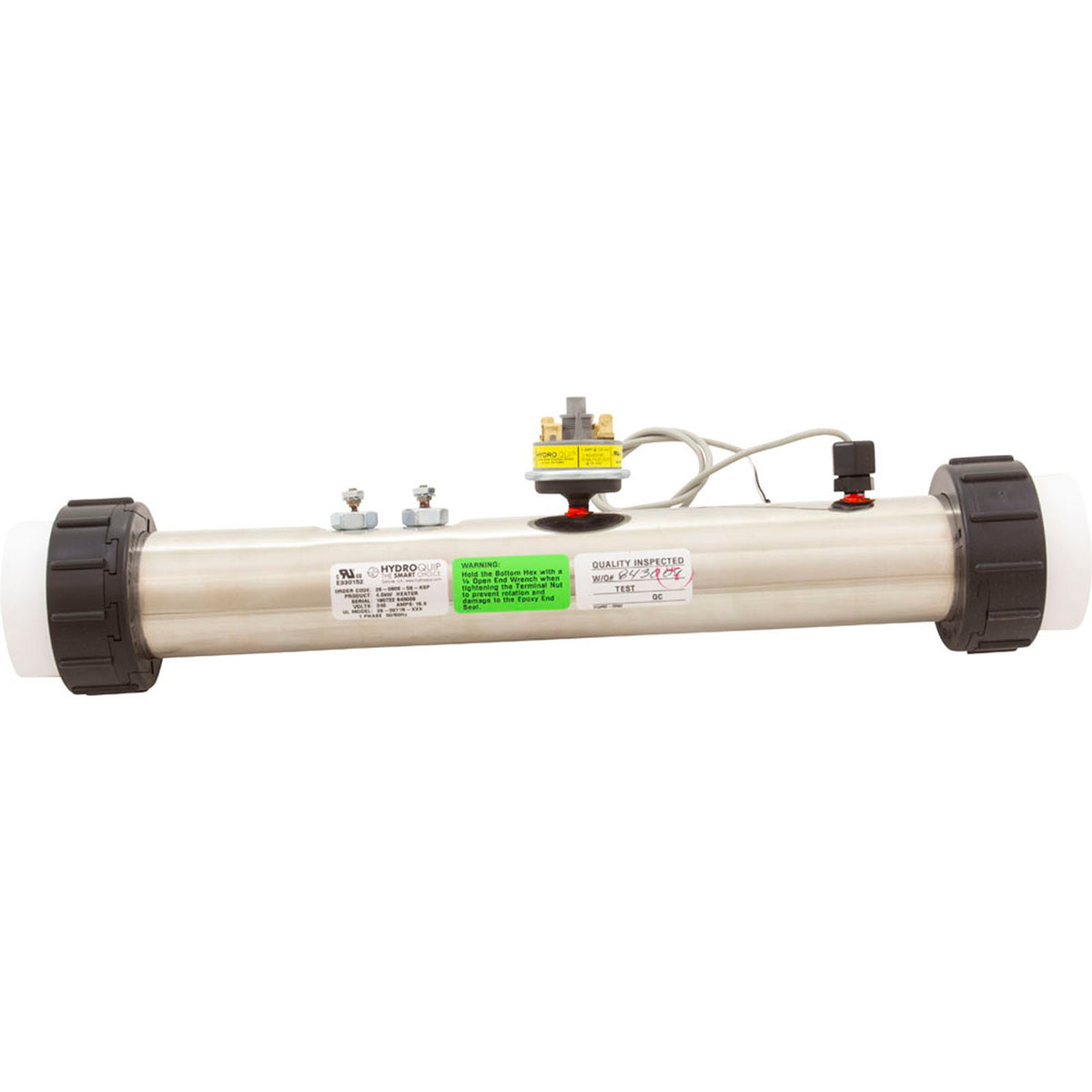 Heater, FloThru, BWG Value/LE, 2" x 15", 4.0kW, w/PS, Generic