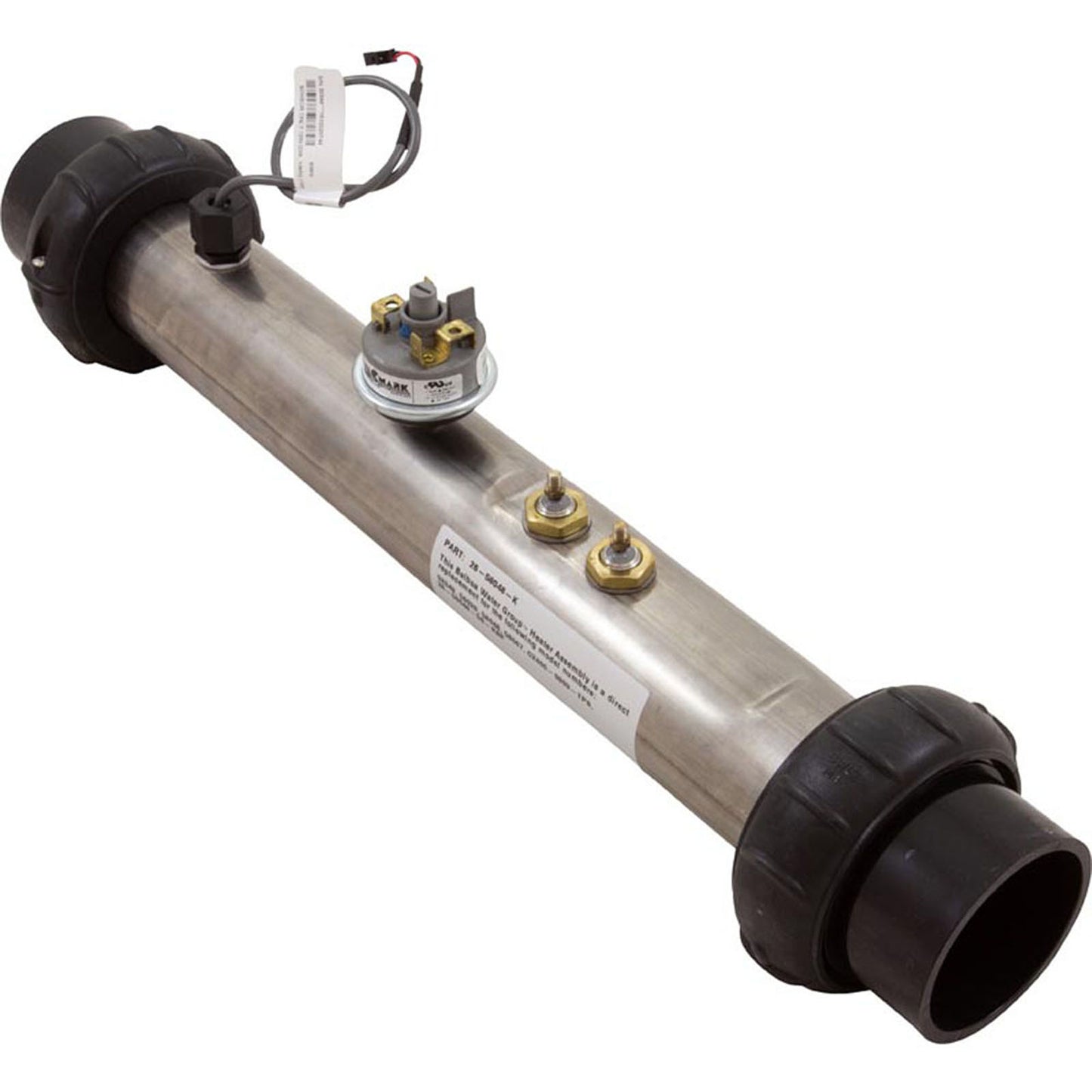 Calentador, FloThru, BWG Value/LE, 2" x 15", 4,0 kW, con fuente de alimentación, sensor, generador