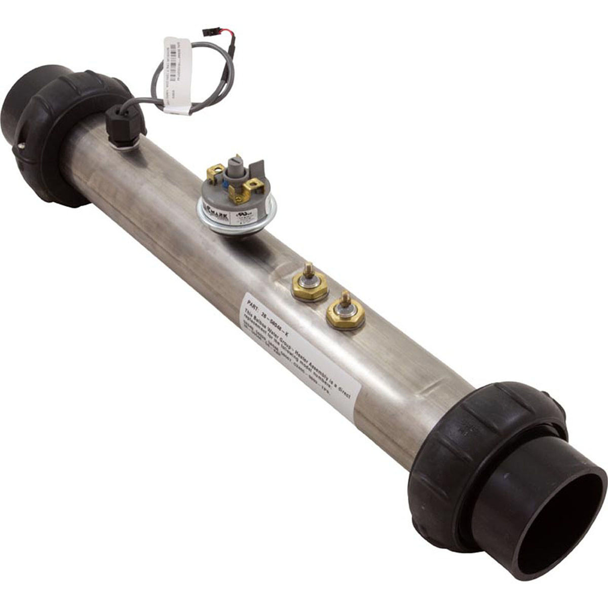 Heater, FloThru, BWG Value/LE, 2" x 15", 4.0kW, w/PS, Sensor, Gen