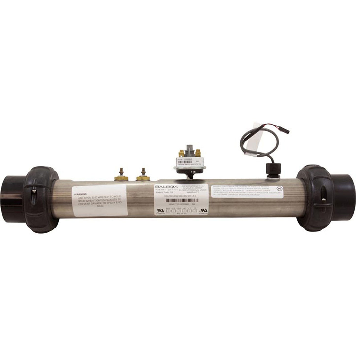 Calentador, FloThru, BWG Value/LE, 2" x 15", 4,0 kW, con fuente de alimentación, sensor, generador