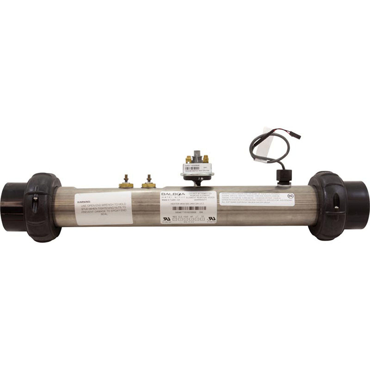 Heater, FloThru, BWG Value/LE, 2" x 15", 4.0kW, w/PS, Sensor, Gen