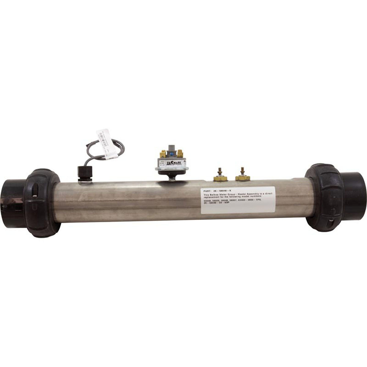 Heater, FloThru, BWG Value/LE, 2" x 15", 4.0kW, w/PS, Sensor, Gen