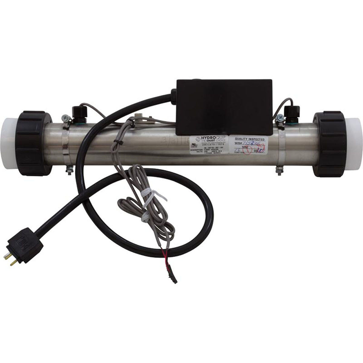 Heater, FloThru, PS-B Series M7, 15"x 2", 230v, 4kW, 30"Cord