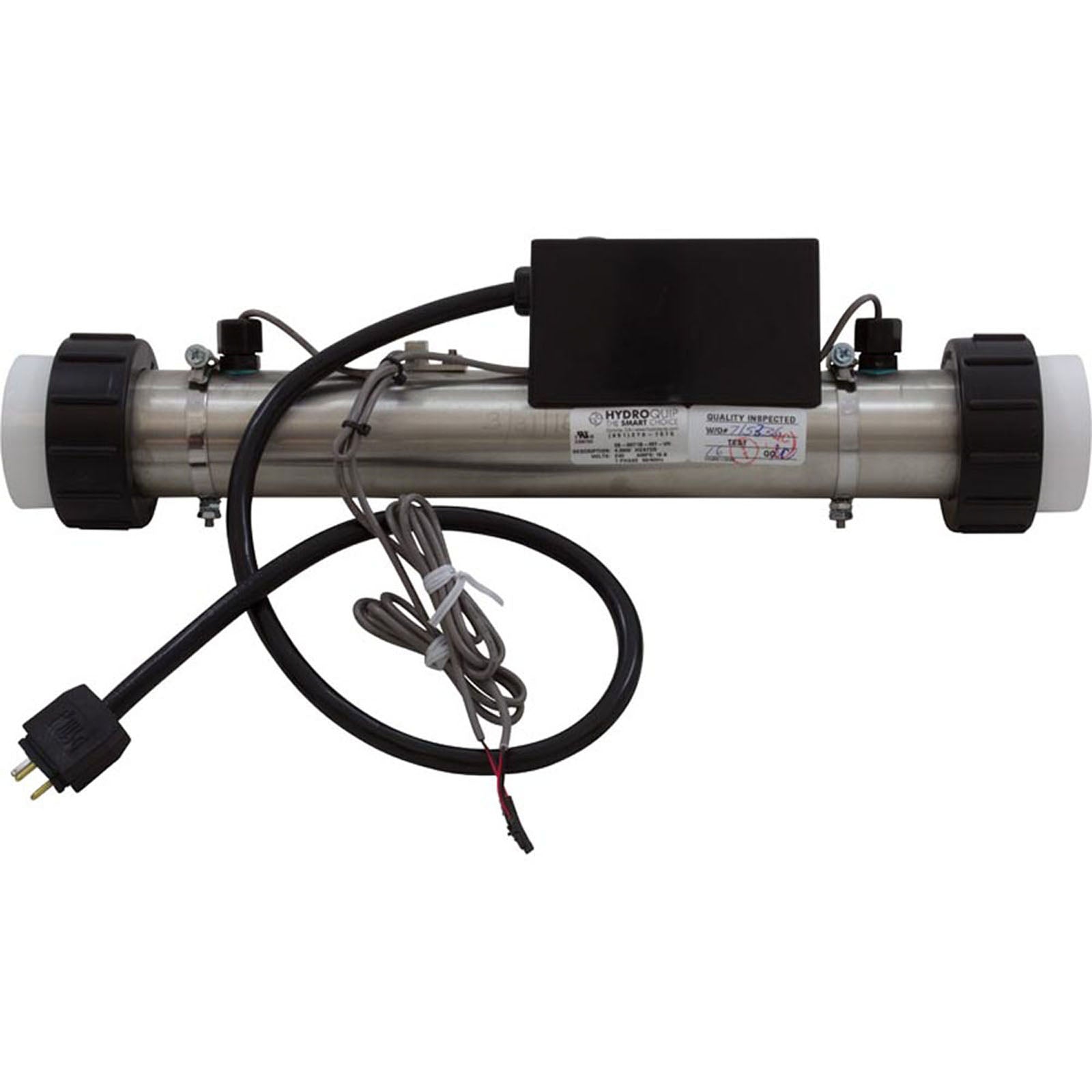 Heater, FloThru, PS-B Series M7, 15"x 2", 230v, 4kW, 30"Cord