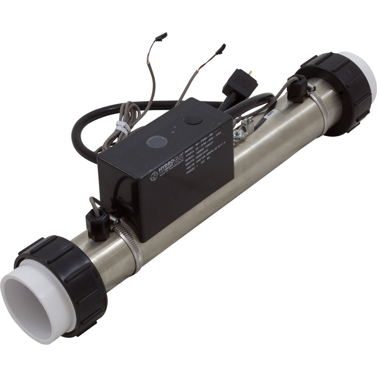 Chauffage, FloThru, série PS-B M7, 15"x2", 230v, 5.5kW, cordon 30"