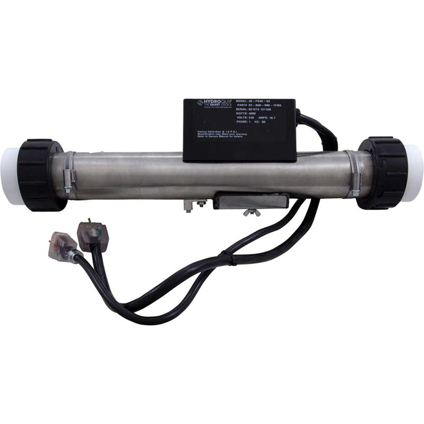 Heater, FloThru, HQ PS Air, 230v, 4.0kW, w/Short Cord, Slide