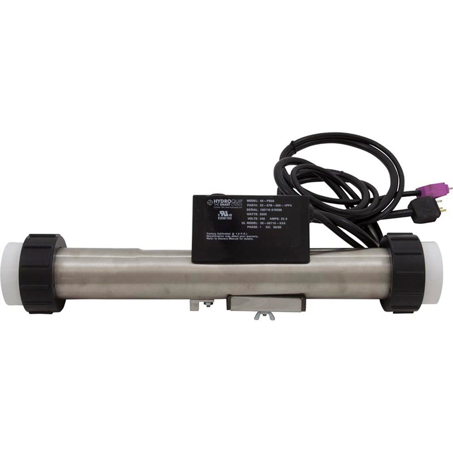 Heater, FloThru, HQ PS Elec, 230v, 5.5kW, w/Long Cord, Slide