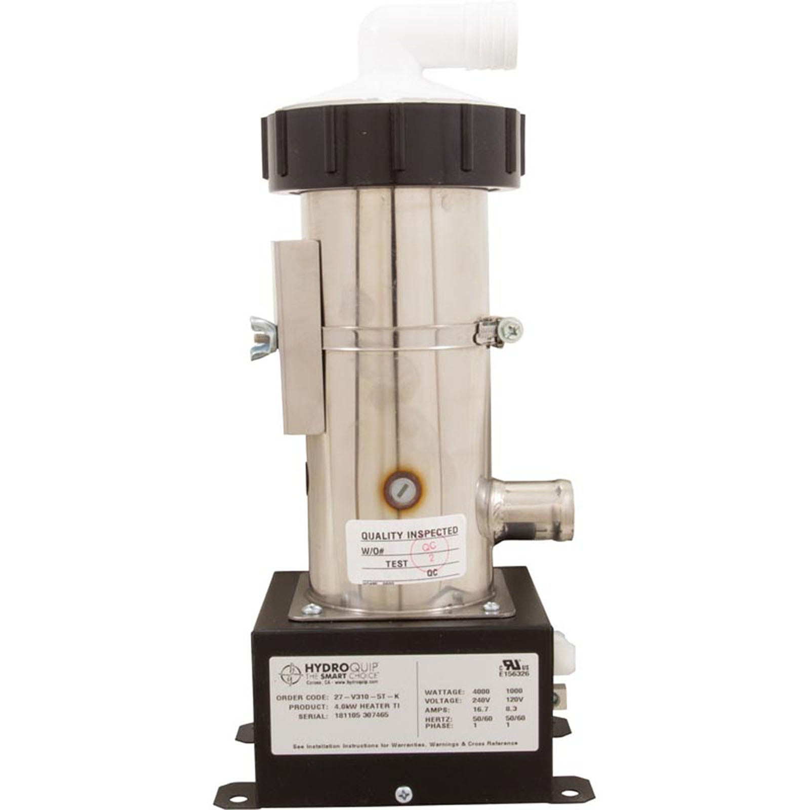 Heater, Vertical Lo-Flo Repl, HQ Universal Rite-Fit, 4.0kW
