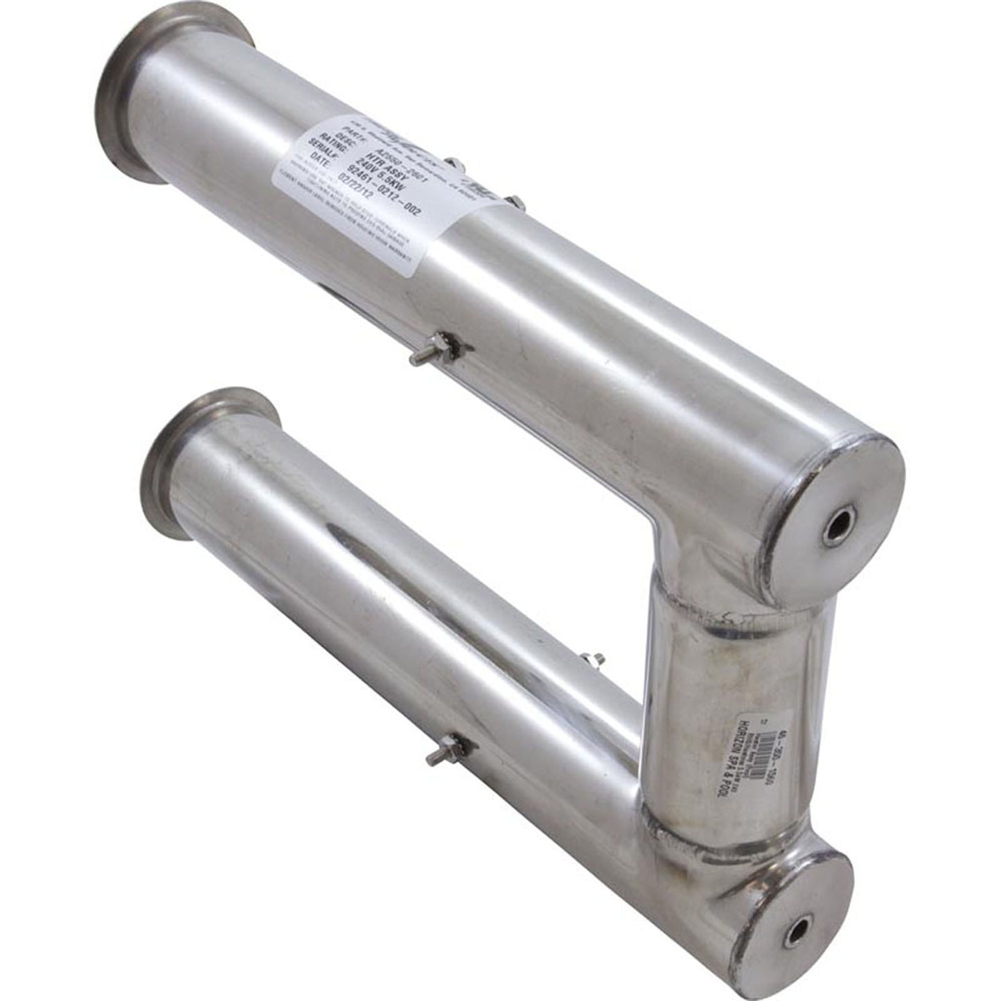 Chauffage en U, Hydro-Quip RHS/Heatmax Repl 230 V, 5,5 kW