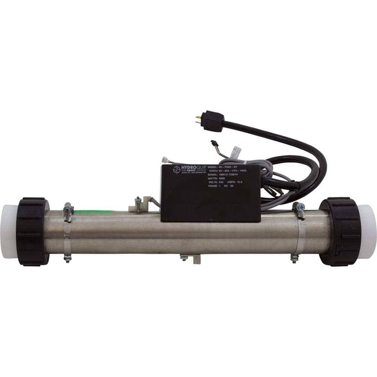 Heater, FloThru, PS-Y Series, 15"x2", 230v, 4.0kW, 30"Cord