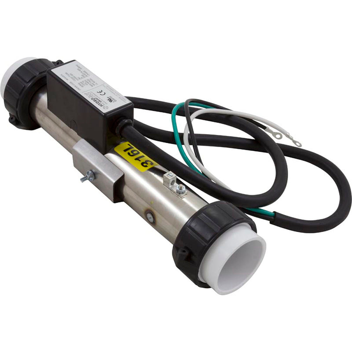 Heater, FloThru, Artic Spas Repl, 12"x2", 230v, 5.5kW, w/ Cord, Gen