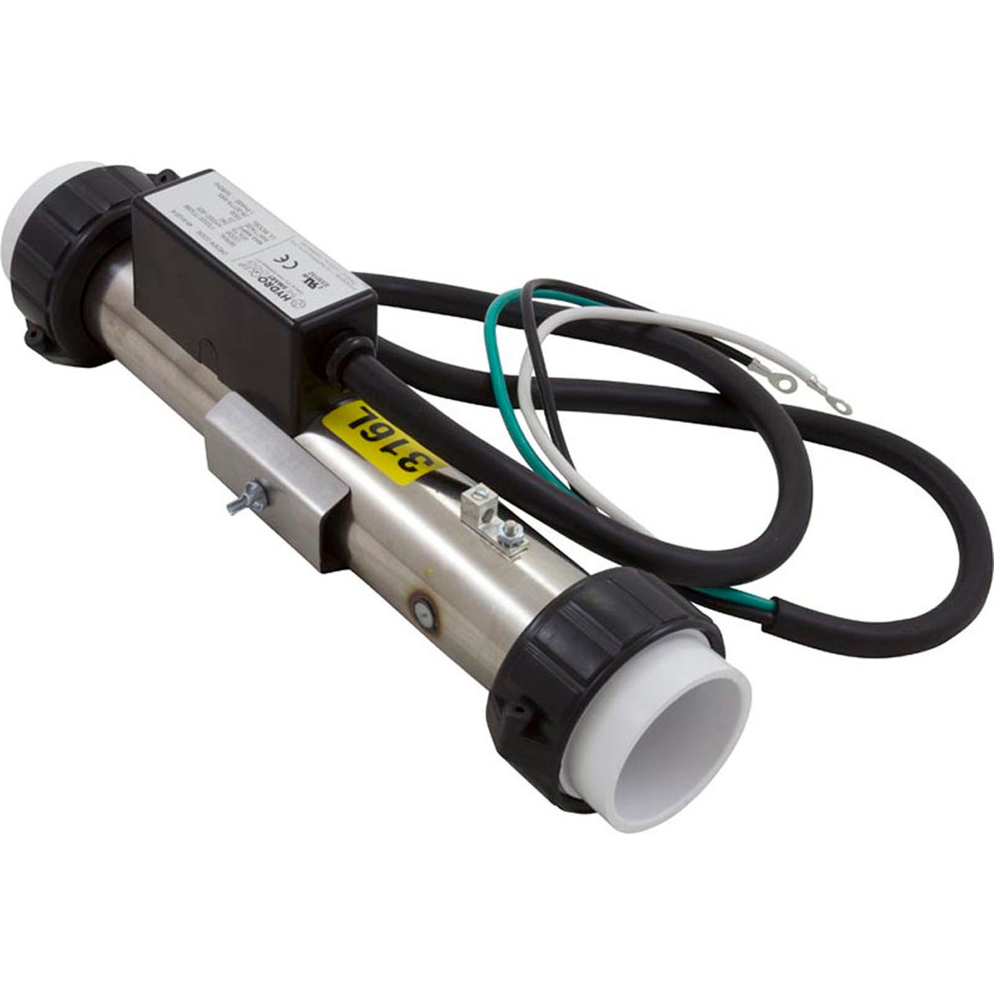 Heater, FloThru, Artic Spas Repl, 12"x2", 230v, 5.5kW, w/ Cord, Gen