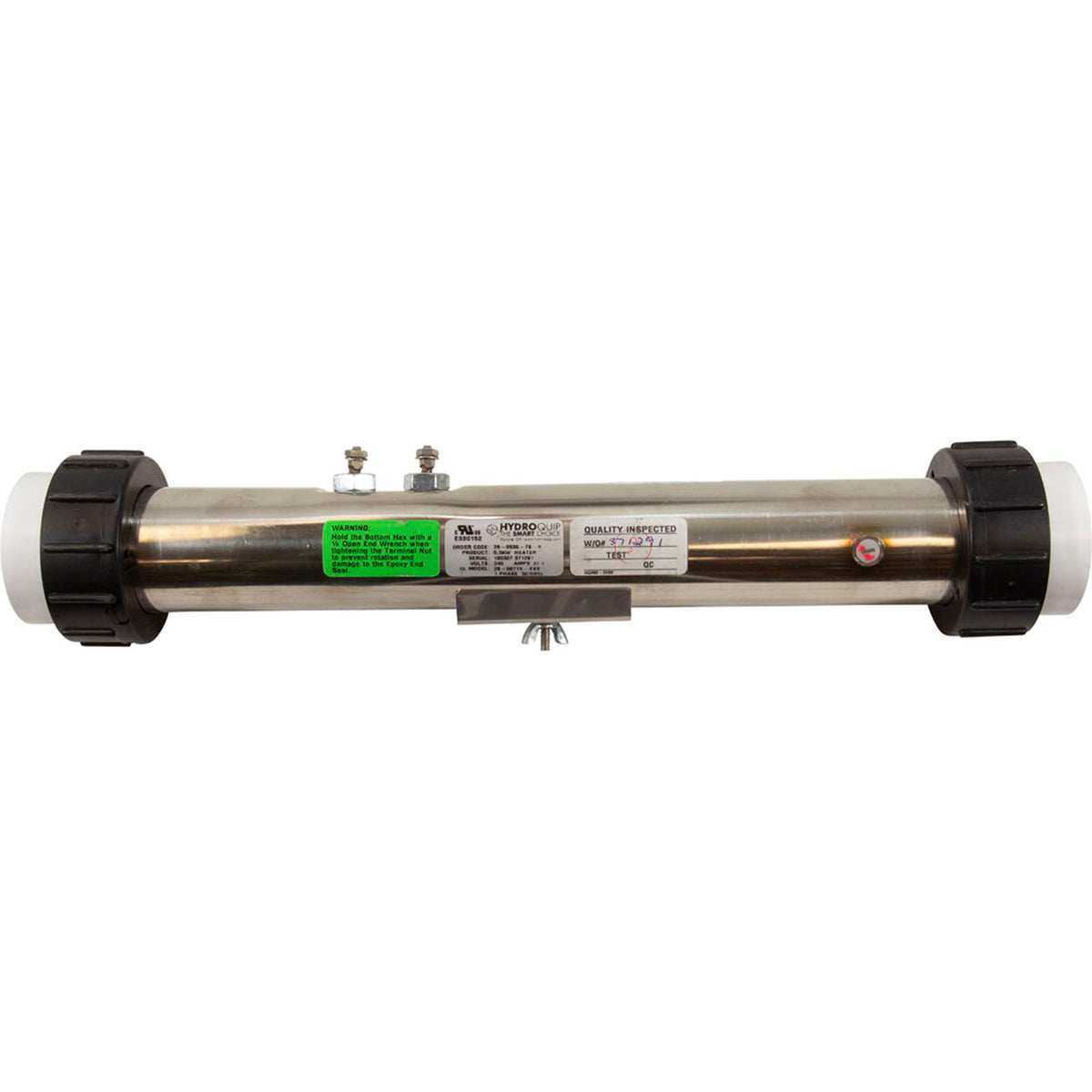 Heater, FloThru, BWG, 15" x 2", 230v, 5.5kW, w/ Tailpieces, Gen