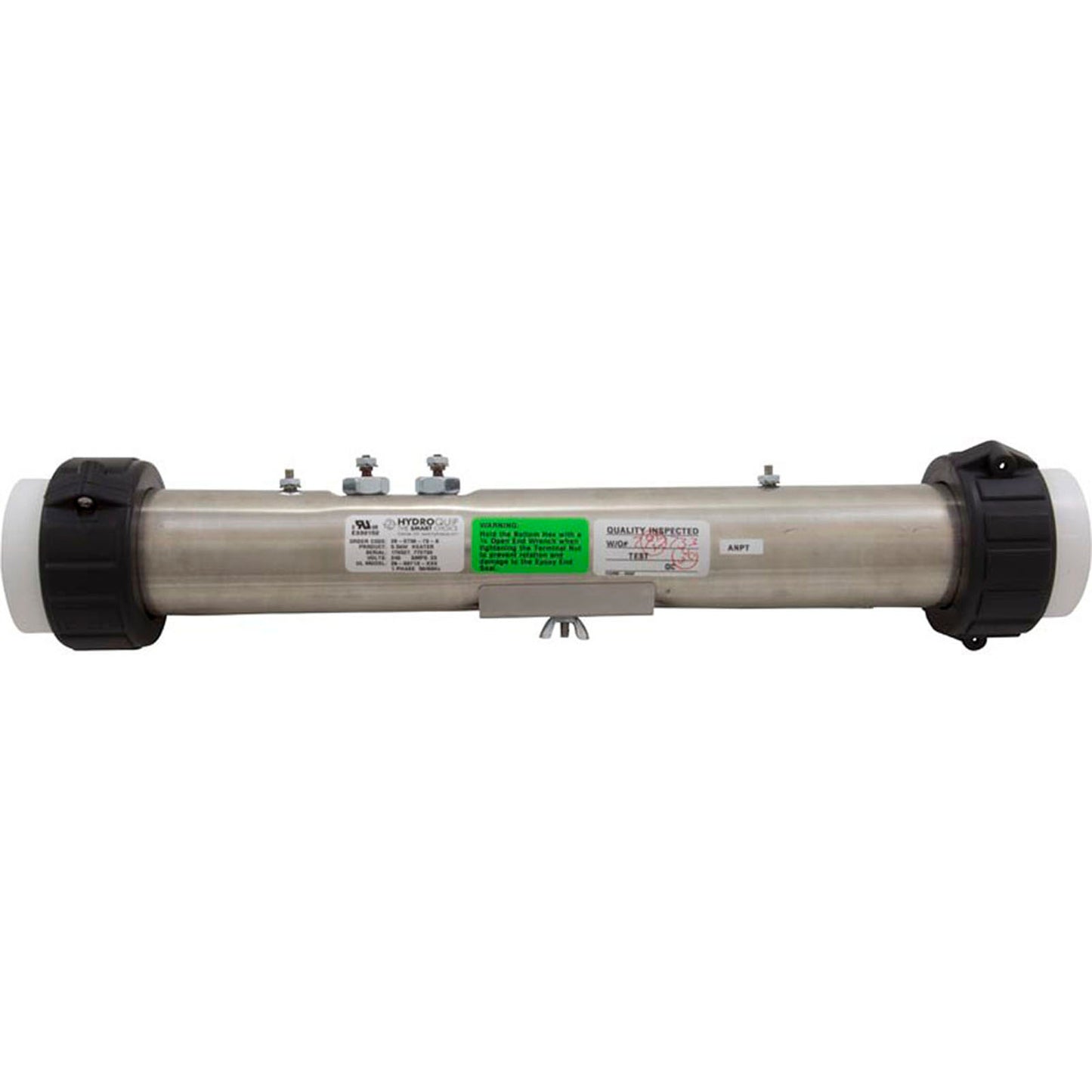 Heater, FloThru, Advanced/LA Spas Repl, 15"x2", 230v, 5.5kW, Gen