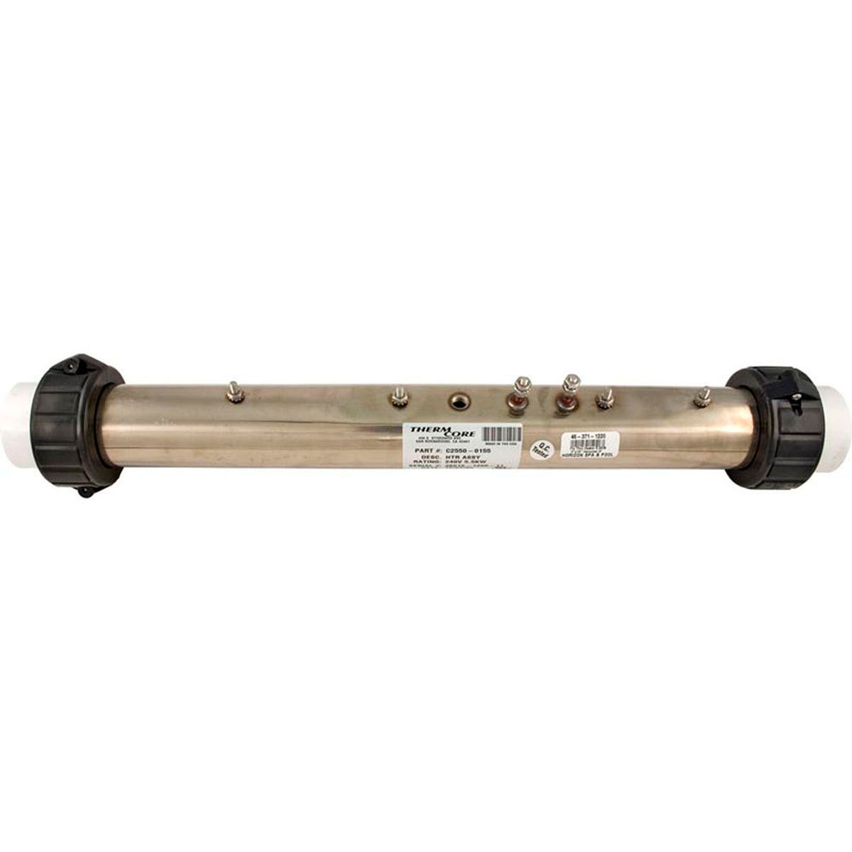 Heater, FloThru, Hercules Repl, 18"x2", 230v, 5.5kW, Generic