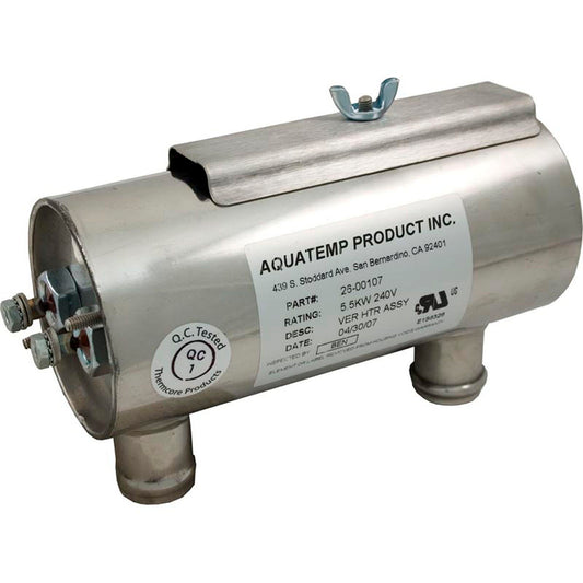 Calentador, flujo bajo, reemplazo Discovery, 6-5/8" x 3", 230 V, 5,5 kW, sin caja, generador