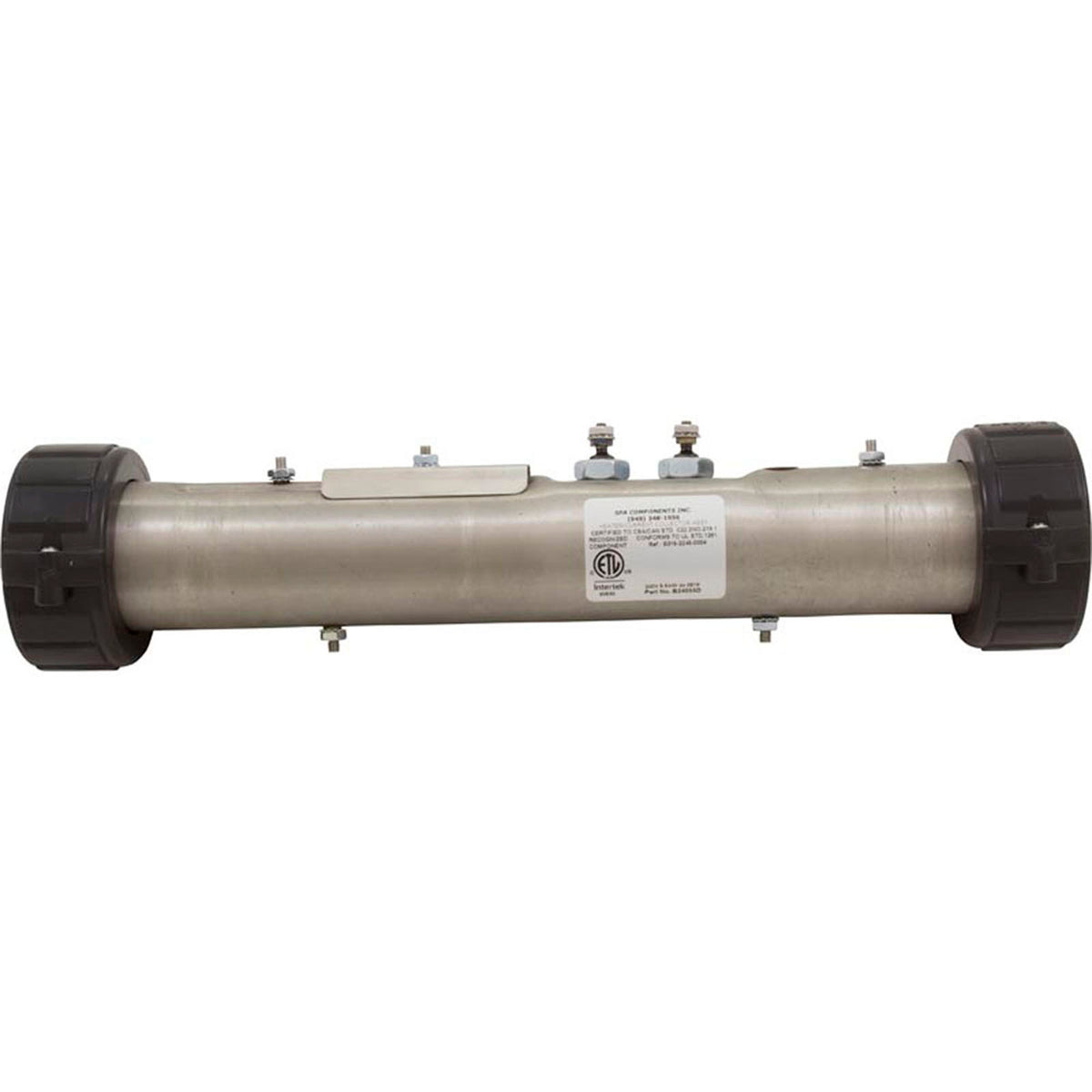 Heater, FloThru, United Spas, 230v, 5.5kW, 2" x 13.25", Gen