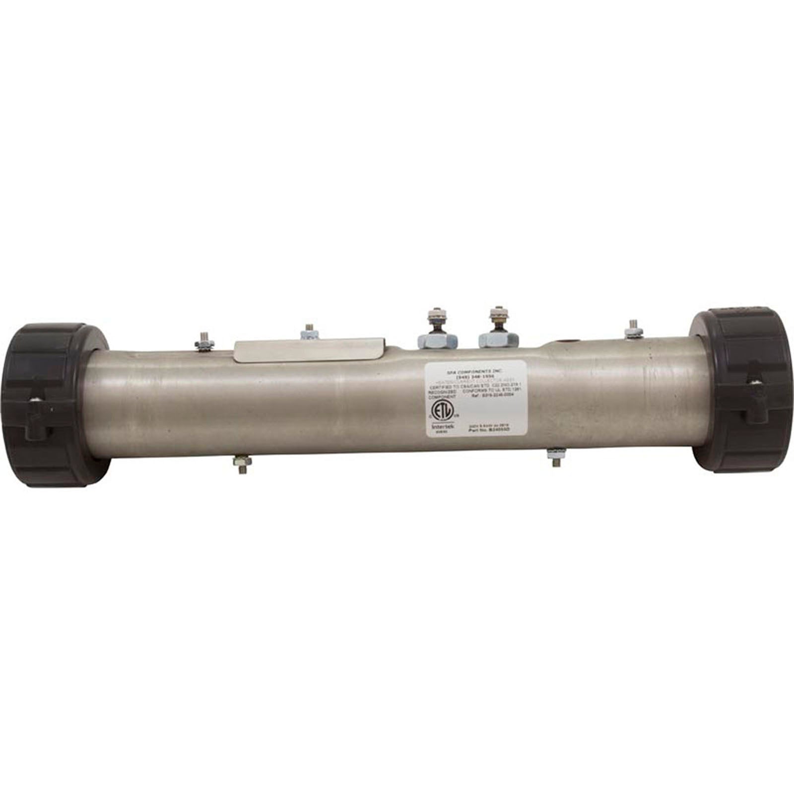 Heater, FloThru, United Spas, 230v, 5.5kW, 2" x 13.25", Gen