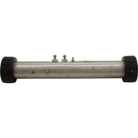 Heater, FloThru, Gecko S-Class, 15" x 2", 230v, 5.5kW, w/o TlPc